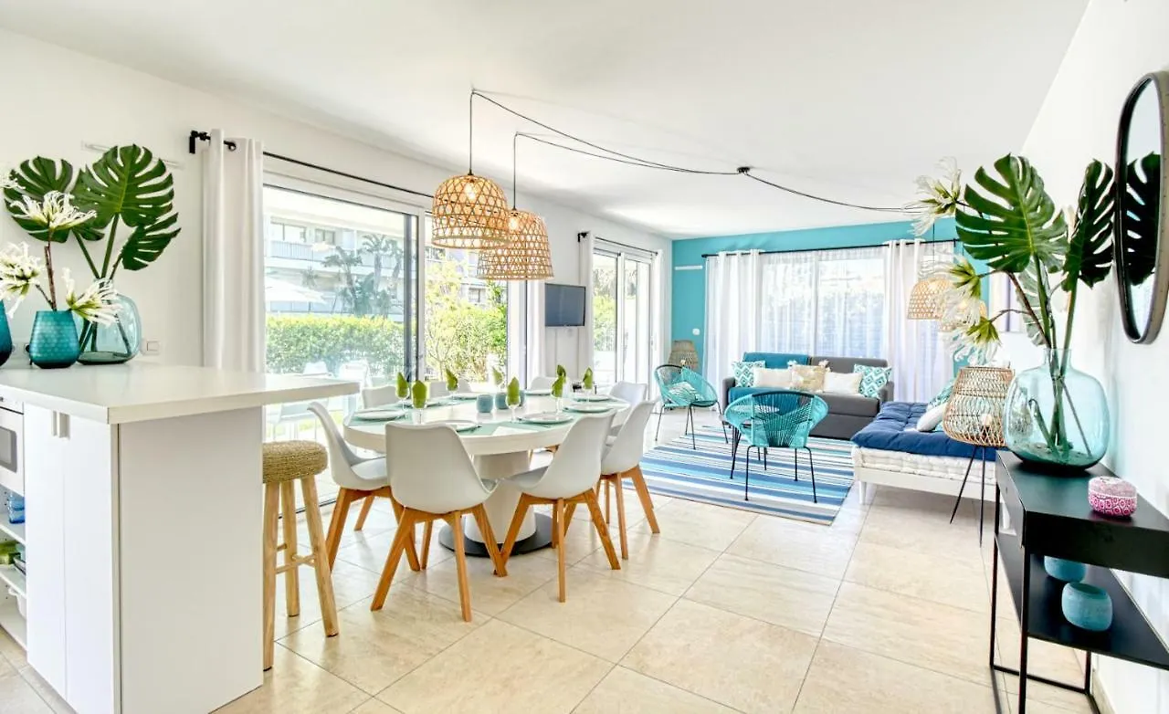 Nice Apartment With Private Garden, Pool & Parking Cannes